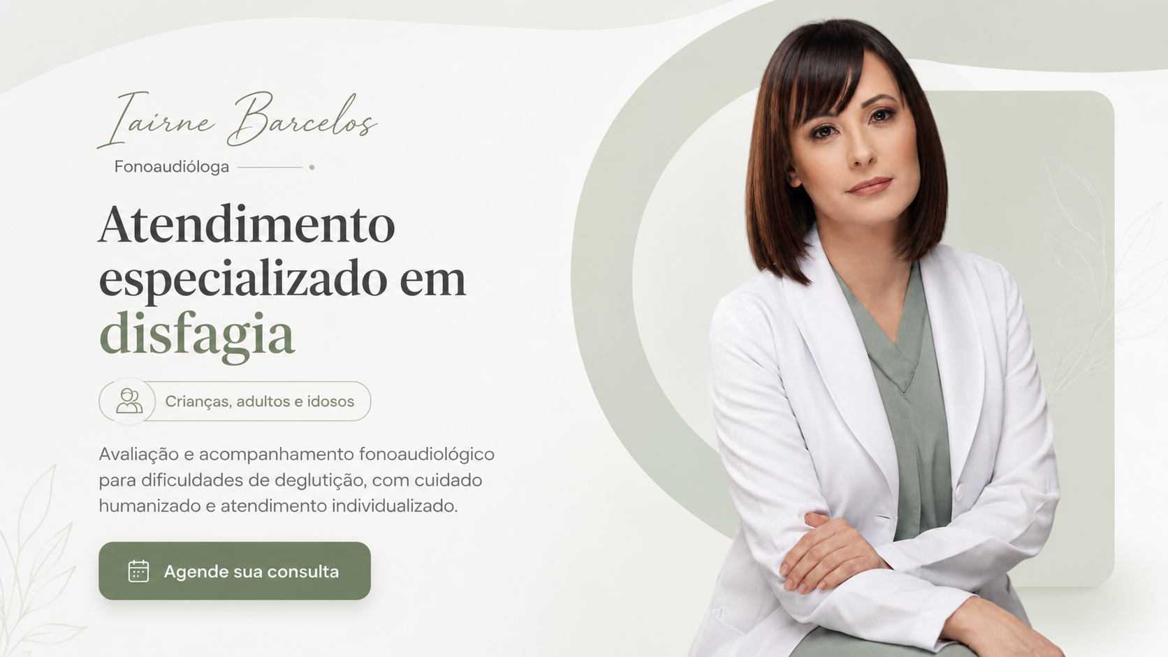 Iairne Barcelos, fonoaudióloga — atendimento especializado em disfagia para crianças, adultos e idosos em Bragança Paulista